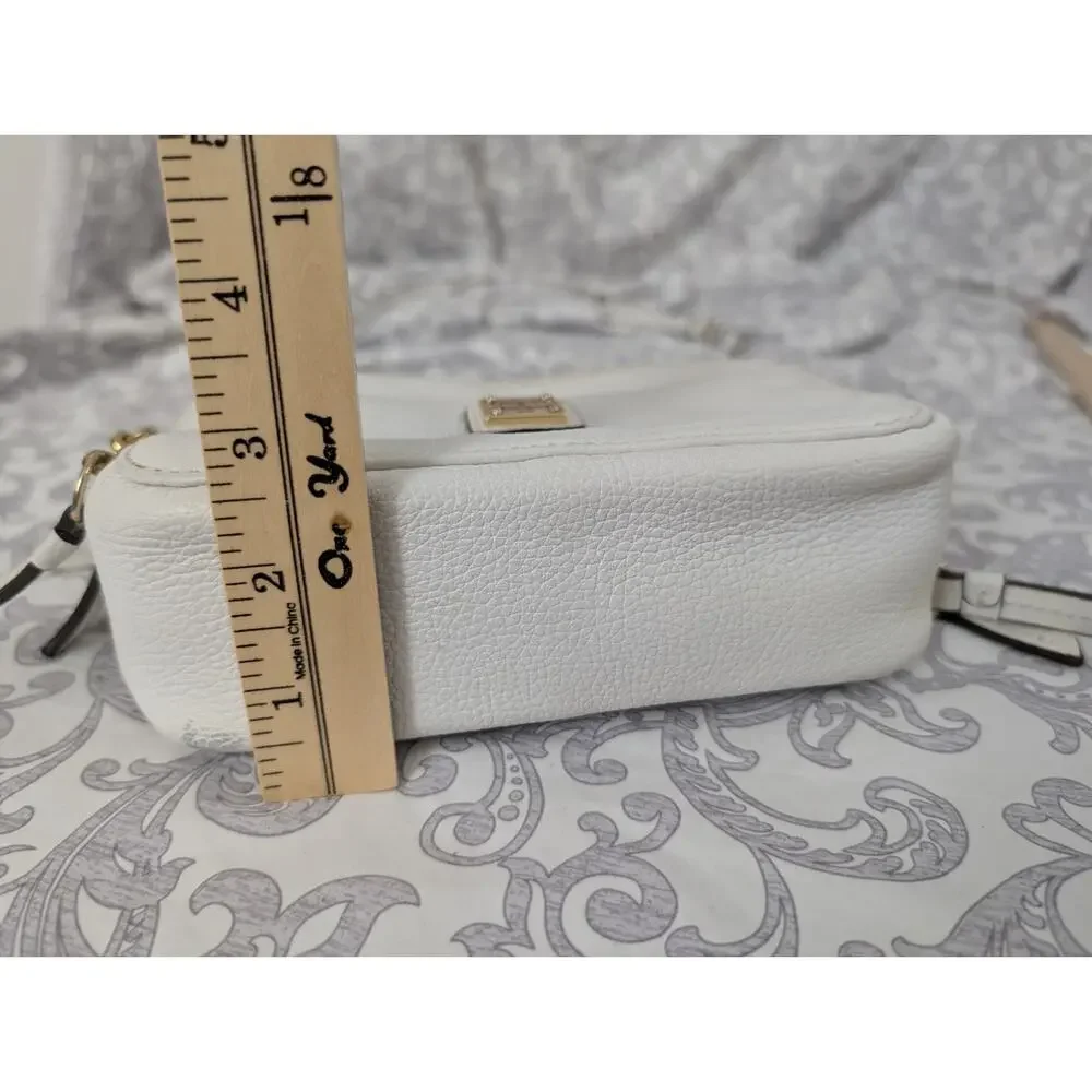 dooney & burke white leather crossbody bag - Picture 10 of 16